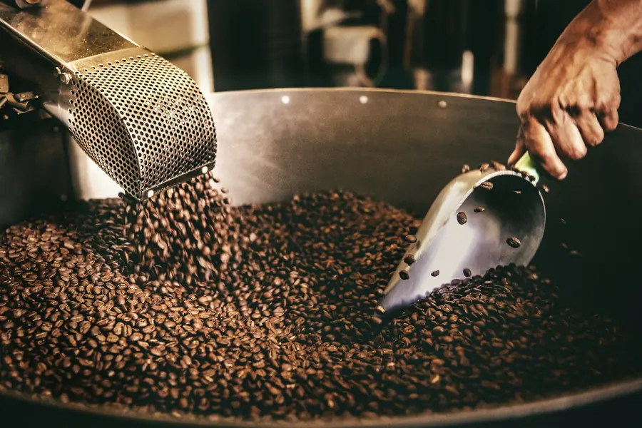 Café en grano en Origen Laboyano Café, Pitalito (foto de muestra)